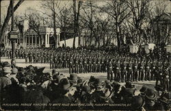 Inaugural Parade Marching to White House Reviewing Stand March 4th, Washington, D.C Postcard