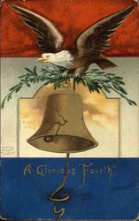 A Glorious Fourth 4th of July Postcard Postcard