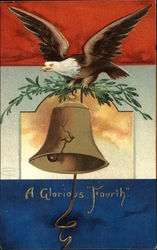 A Glorious Fourth 4th of July Postcard Postcard