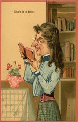 Whats In A Brain! Postcard