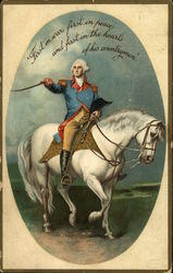 First in War, First in Peace and First in the Hearts of His Countrymen Postcard