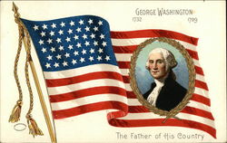 George Washington, 1732-1799, The Father of His Country Postcard