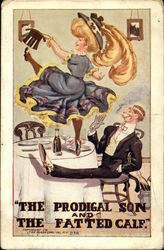 The Prodigal Son and the Fatted Calf Postcard