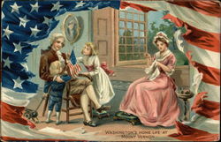 Washington's home life at Mount Vernon Postcard