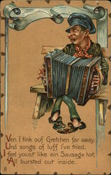 Ven I Tink ouf Gretchen Far Away Und Songs of Luff I've Tried Postcard