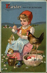 Easter May it be Blithesome Postcard