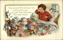 The Kind of Christmas I am Wishing for you Is Just the Merriest You Ever Knew Postcard