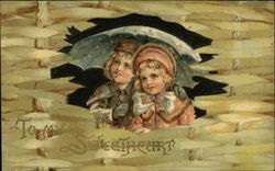 To My Sweetheart Postcard