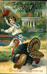 Thanksgiving Greetings Postcard