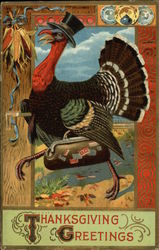 Thanksgiving Greetings Postcard