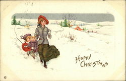 Happy Christmas Postcard