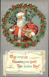 May Every Joy Gladden Your Heart This Festive Day! Postcard