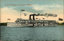 R. & O. Navigation Co.'s Steamer "Kingston" Postcard
