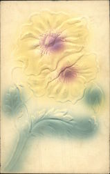 Pair of Yellow Flowers Postcard
