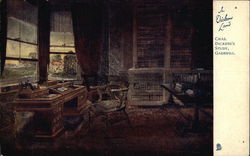 Chas. Dickens's Study, Gadshill Postcard