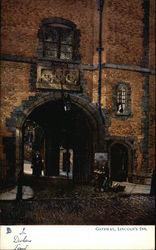Gateway, Lincoln's Inn Postcard