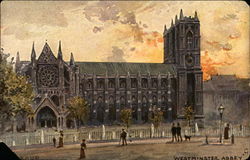 Painting of Westminster Abbey Painting of Westminster Abbey