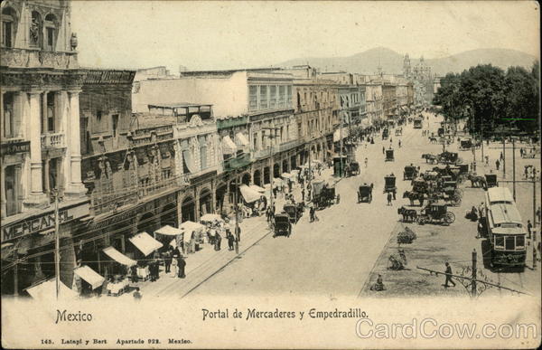 Portal de Mercaderes y Empredradillo Mexico City