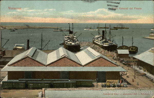 Vista General del Puerto Veracruz Mexico