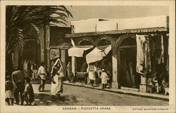 Piazzetta Araba Benghazi Libya Africa