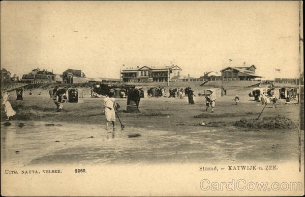View of Beach Katwijk aan Zee Netherlands