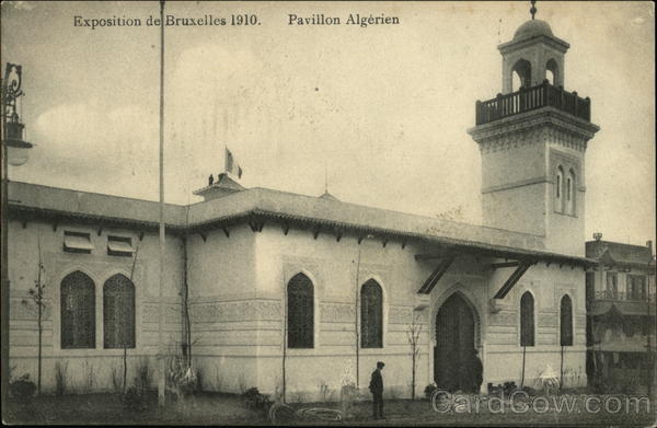 Exposition of 1910 - Pavillon Algerien Brussels Belgium