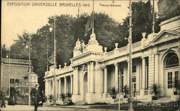 Exposition Universelle Bruxelles 1910 - Travaux féminins Brussels Belgium