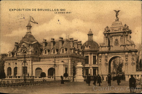 Exposition of 1910 - Le Chien Vert Brussels Belgium