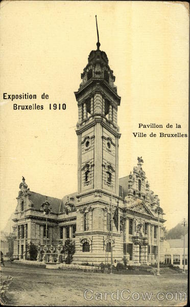 Exposition of 1910 - Pavillon de la Ville de Bruxelles Brussels Belgium