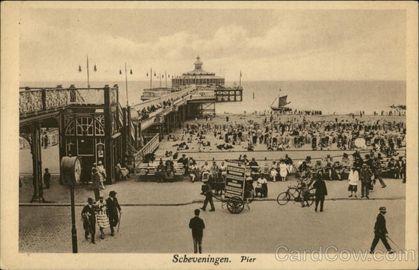 Pier and Beach Scheveningen Netherlands