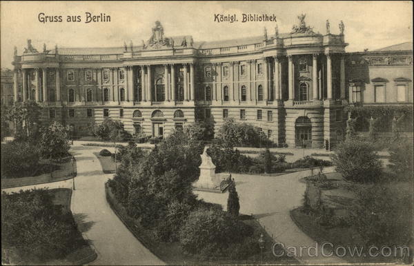 Gruss aus Berlin - Königl. Bibliothek (Alte Bibliothek) Germany