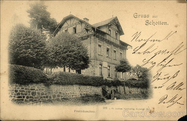 Gruss aus Schotten - 181 - Posthäuschen Germany
