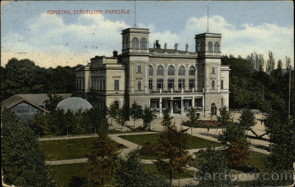 Komotau, Städtische Parksäle Chomutov Czech Republic