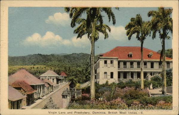 Virgin Lane and Presbytery Dominica Caribbean Islands