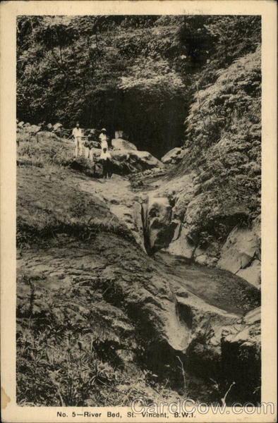 River Bed St. Vincent Caribbean Islands