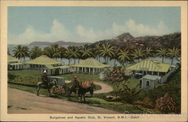 Bungalows and Aquatic Club, St. Vincent, British West Indies St. Vincent and the Grenadines
