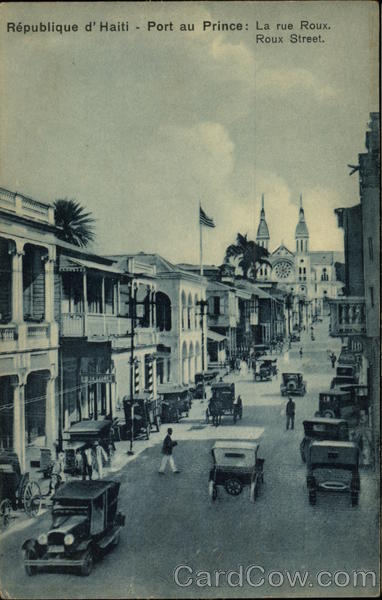 Roux Street Port au Prince Haiti Caribbean Islands