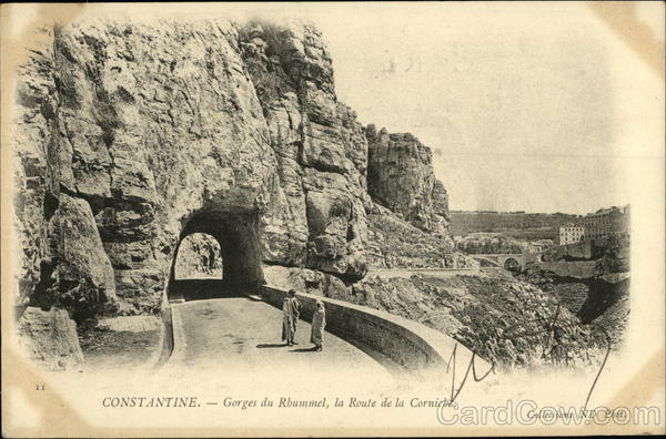 Gorges du Rhumel, La Route de la Corniche Constantine Algeria