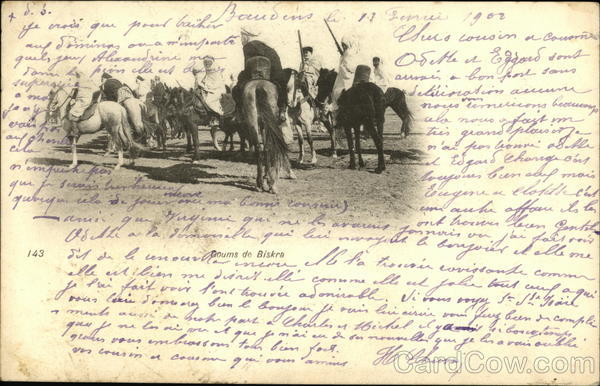 Bedouin Men on Horses Arab