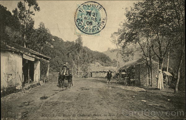 Bougie - Route du Chabet-el-Abkra, les deux fontaines Béjaïa Algeria