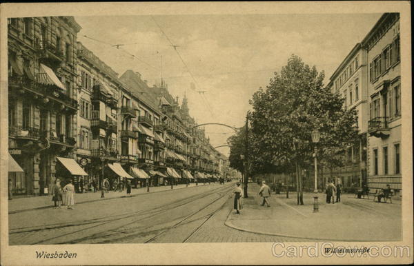 Wilhelmstrasse Wiesbaden Germany