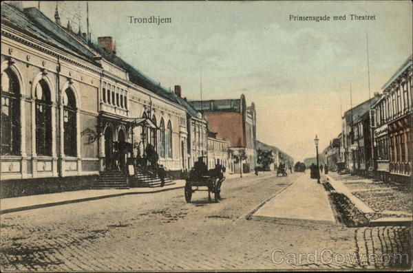 Prinsengade med Theatret Trondheim Norway