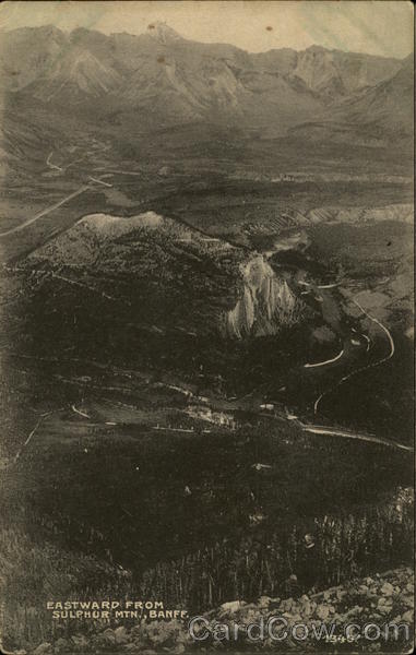 Eastward from Sulphur Mountain Banff AB Canada Alberta