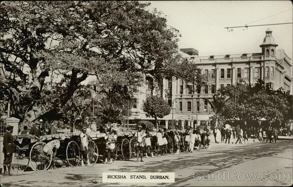 Ricksha stand Durban South Africa