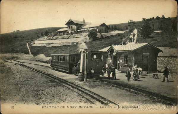 Plateau du Mont Revard - La Gare et le Restaurant France