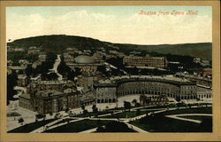 Buxton fronm Town Hall Postcard