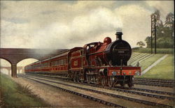Midland Scotch Express near Hendon Postcard