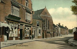 Derby & Nottingham Road Postcard