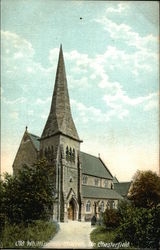 Old Whittington Church Postcard