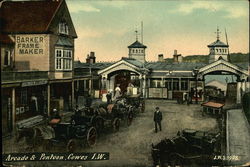 Arcade & Pontoon, Cowes I.W Postcard